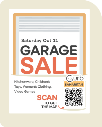 Garage sale poster
