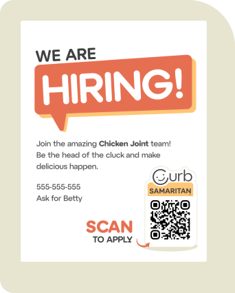 Hiring poster